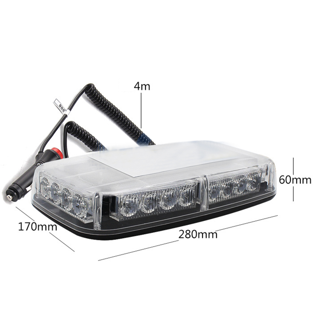 DC12-24V 24LED Car Strobe Light Truck Magnetic Ceiling Light Warning Hazard Signal High Power Car Lamp DC12-24V 24LED Car Strobe Light Truck Magnetic Ceiling Light Warning Hazard Signal High Power Car Lamp